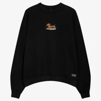 SUDADERA KAOTIKO DACHSHUND NEGRA