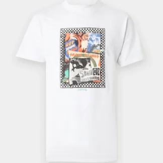 CAMISETA SANTA CRUZ AD COLLAGE FRONT BLANCA